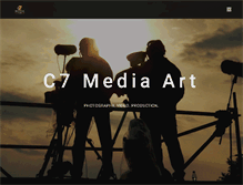 Tablet Screenshot of c7mediaart.com